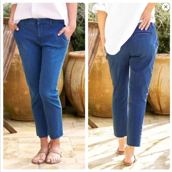 Frank & Eileen WICKLOW The Italian Chino DENIM 1977 Wash Size: 12 DENIM - Picture 9 of 15